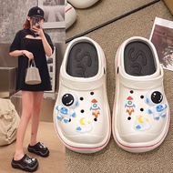 EVA Hole Shoes Women Thick-Soled Slippers