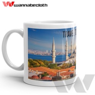 Turkish Istanbul Glass Istanbul Turkish Mug Gift Gift Souvenir Istanbul Turkey Landscape v1