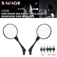 Para Sa Kove 450 Rally Rearview Mirrors Motorcycle E9 Rear View Adjustable Side Convex Mirror