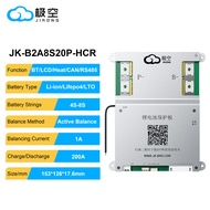 JK BMS 200A JIKONG BMS JK-B2A8S20P HEAT RS485 CAN App BT BMS 8S 12V 24V Active Balance 2A bms lifepo