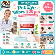 MATA Tinathengstore Pet Wipes "EAR REMOVER" Animal Ear Cleaner - Cat Dog Eye Wipes Pet Eye Wipes Cat