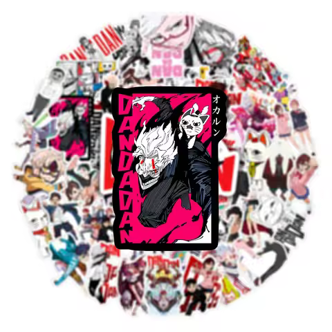 10/30/50pcs Cool Anime Dandadan Cartoon Stickers Momo Ayase Decals DIY Skateboard Luggage Waterproof