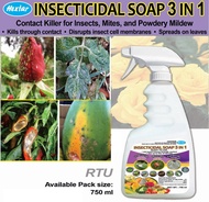 750ml Racun Serangga INSECTICIDAL SOAP 3in1 Insecticide (Sedia Diguna/Ready to Use) 500ml+250ml