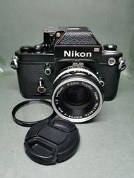 Nikon F2 黑機 連原廠 Nikkor-H 50mm f2 標準鏡