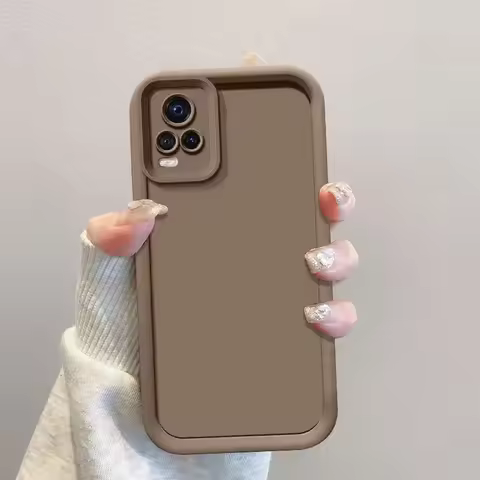 For VIVO V21E S 4G V20 V 20 Pro V20Pro Y 73 Y73 Case Protection Shockproof Matte Back Cover Skin Fee