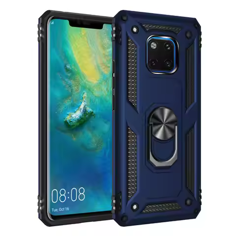 Mate30 Pro 5G Case for Huawei Mate 20 Pro Case Luxury Metal Ring Car Phone Holder Funda Huawei Mate 