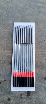 Mata Paser Ikan 4.5mm/14cm/10pcs logam kualitas terbaik