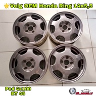 Velg Mobil Bekas Racing Ring 14 Lebar 5,5 Pcd 4x100