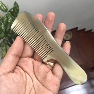 Japanese Horn Comb (Size: M - 16cm) Compact And Pocketable - COH134 - Horn Comb of HAHANCO - Hair Care