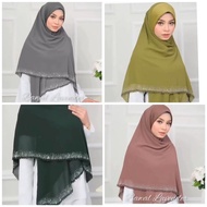 retail Bawal heavy chiffon plain lasercut diamond kelilingbidang 60SOFT AWNING scuba bidang 60rm35 intant tudung labuh