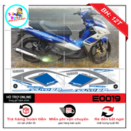 TEM XE NOUVO 6 NV 6 (TEM RỜI NOUVO 6) GIỐNG ZIN TRẮNG XANH GP