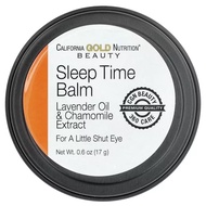 California Gold Nutrition, Beauty, Sleep Time Balm, Lavender & Chamomile, 0.6 oz (17 g)