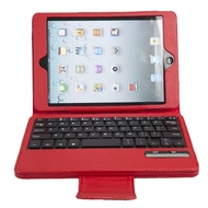 For Apple iPad Mini Leather Stand Case Cover with Removable Wireless Bluetooth Keyboard