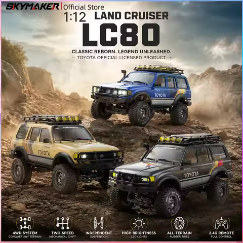 JXC LC80 4WD Brushed RC car 2.4GHz RTR 1/12 Electric Remote Control Electric Off-Road Climbing Car M