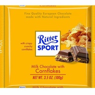 Cokelat / Coklat / Camilan Import Ritter Sport Varian Milk Choco Whole Almonds Dark Chocolate with