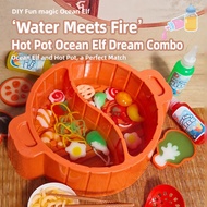 Magic Water Elf Slime Hot Pot Playset Kids Educational Toy Pretend Cooking Girls Boys魔幻水精灵神奇水宝宝嗨得捞火锅