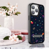 iPhone 15 14系列 軍規防摔鋁合金鏡頭框立架手機殼-幾何