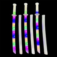 Large Luminous Samurai Sword with Scabbard Ground Push Sound Light Samurai Big Sword Toy Sword Plast