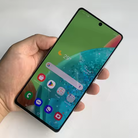 Original Samsung Galaxy A71 A716U 5G Mobile Phone NFC 6GB+128GB 6.7'' 64MP+12MP+5MP+32MP Exynos 980 