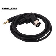 Car 3.5mm AUX Input Adapter Audio Cable  Jack AUX 8-Pin M-BUS CD Changer Cable For  Gold Plug