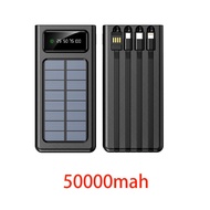 【COD】Solar Power Bank 100000mah Powerbank Fast Charging 22.5W PD20W 4 USB Output Dan Tampilan Digita