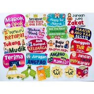 EID NEW 22P FUN PROPS PHOTOBOOTH EID MUBARAK RAMADHAN PHOTO PROPERTY