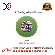 XO 14" CUTTING WHEEL 2.8MM A011-THA103(GREEN)