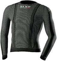 SIXS KIDS Long T-shirt with D3O Pocket Type: Back SIXS Carbon Fiber Black Carbon Kids Line (6 years 