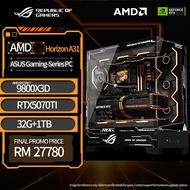 ASUS A31 AMD R7 9800X3D RTX5070TI DDR5 32G X870 Desktop Assembled Gaming PC CS2 Valorant PUBG For Li