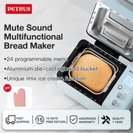 [in stock]Petrus PE9709 Mute Bread Maker Machine 2.0lb Automatic Multi-Function Bread Maker With Automatic Nuts Dispenser