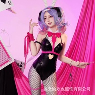 ชุดนักแสดงวิทยุ Miku Initial Sound Rabbit เด็กผู้หญิง Cosplay Anime Rabbit Hole ชุดนักแสดงวิทยุ ชุดน