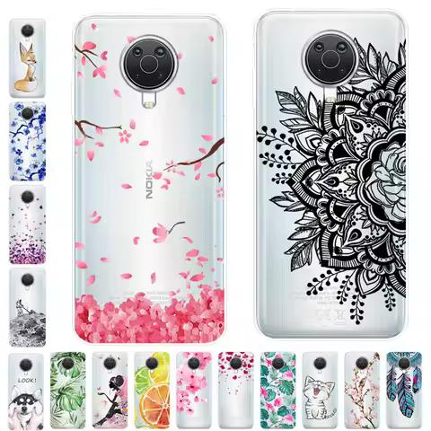 For Nokia G20 Case TPU Silicone Soft Cartoon Clear Cases for Nokia G10 G20 X20 X10 Phone Cover for N