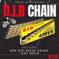 Sên phốt cao su DID 428VX Xring Vàng 132T chính hãng.