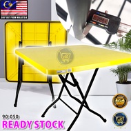 PlatMart - 7 Colour, 3 x 3 Feet Plastic Foldable Table Portable Table Multifunctional Table