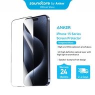 Anker A72 iPhone 15 Series Screen Protector (Tempered-Glass, Easy Installation Frame)