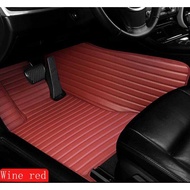 PU Leather Custom Full Set Car Floor For Genesis G90 eq900 2017~2021 Auto Mats Interior Styling Acce