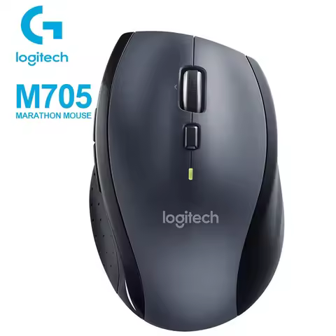 Logitech M705 Wireless Laser Mouse Unifying Receiver Ergonomic Design for PC Laptop Desktop Mac Offi