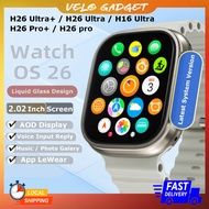 H26 Ultra+ / H26 Ultra / H26 Pro+ / H26 Pro / H16 Ultra / H11 Ultra Smart Watch Bluetooth call Custo