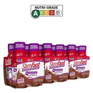 SlimFast Keto Meal Replacement (Select Flavour) Protein Shake To Drink 20g, 325ml 12 Bottles , Inter