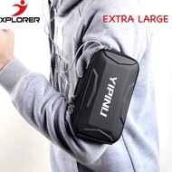 Large Sports Armband 7inch Cellphone Holder Arm Phone Bag for Jogging Running Cycling Multifunctional Phone Pouch