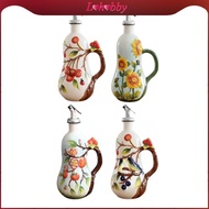[Lohobby] Ceramic Olive Oil Dispenser Bottle Easy to Refill Farmhouse Storage Vinegar Dispenser Bott