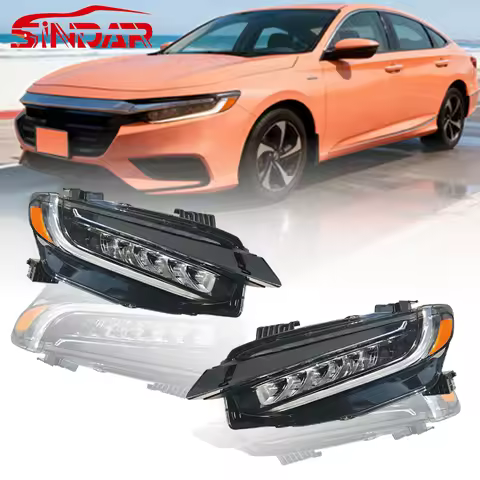 SINDAR LED Headlight Assembly For Honda Insight 2019-2023, Fit For Insight 3rd Gen EX LX Touring Hyb