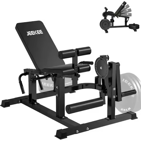 700LB Capacity Plate Loaded Leg Machine for Home Gym: Train Quads, Hamstrings, and Glutes