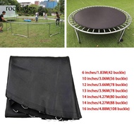 rockible Trampoline Mat Replacement Water Fade Proof Jump Pad 12ft 14ft Round Protector for Outdoor 