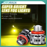 2Pcs Led Laser Lens H11 H8 H16 Super bright Yellow amber Warranty