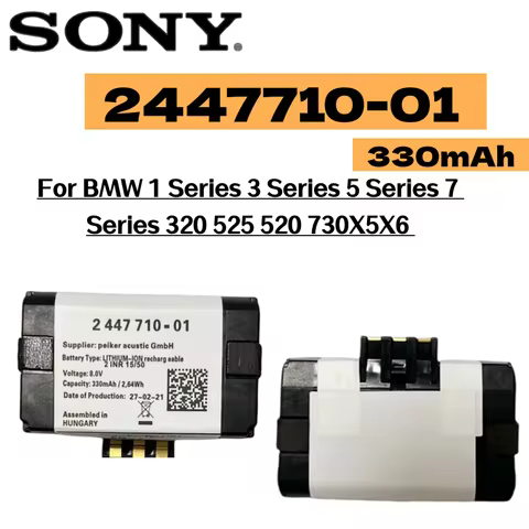 Car Emergency Battery For BMW Battery 84102447710 2447710 Emergency Replacement Battery 330mAh For B