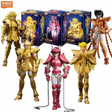 In Stock BLOKEES Saint Seiya Virgo Shaka Pisces Aphrodite Gemini Saga Gold Saint Zodiac Knights Coll