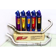 GL SUPER OPEN EXHAUST TEMBAK BULAN RS150 LC135 Y15
