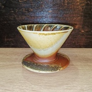 柴燒無釉咖啡濾杯-鶯歌李玟叡