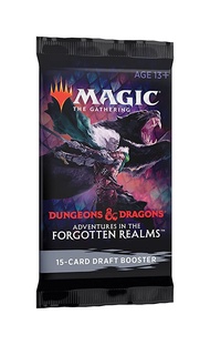 Magic: The Gathering Draft Booster Pack Lot MTG Adventures in The Forgotten Realms Individual Pack M